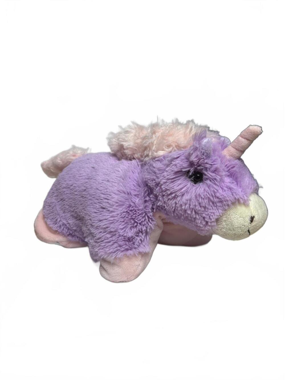 Pillow Pet Lavender Purple Unicorn Pee-Wee 12" Pink Mini Stuffed Animal Pillow